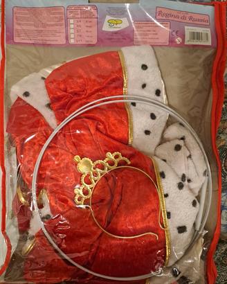 vestito Carnevale Regina 5/7 anni