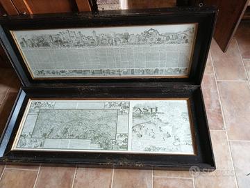 Stampe Asti con cornice vintage