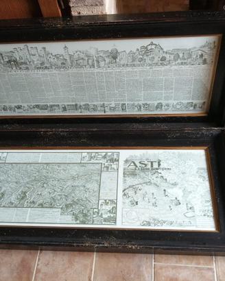 Stampe Asti con cornice vintage