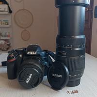 Nikon D3200 + Obiettivo AF 70-300mm + Accessori
