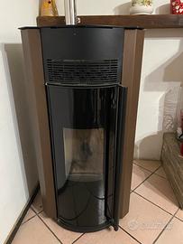 Stufa a pellet con tubi