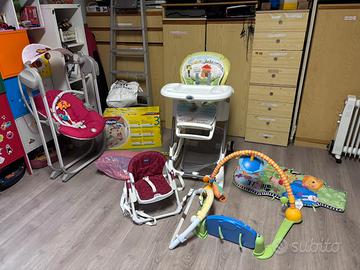 Seggiolone, sedia, dondolino, palestrinr