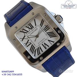 Cartier Santos 100 XL W20073X8 silver Full Set