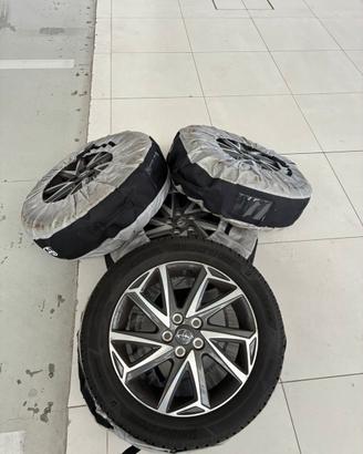 4 cerchi in lega più pneumatici inv 195/55 r16