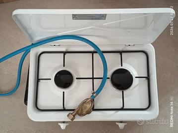 Cucina a gas 2 fuochi