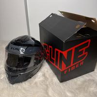 Casco moto Sifam S451 nero riflettente con Pinlock