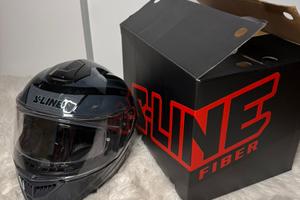 Casco moto Sifam S451 nero riflettente con Pinlock
