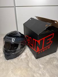 Casco moto Sifam S451 nero riflettente con Pinlock