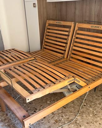 Coppia reti ortopediche motorizzate 80x190