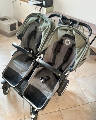 Passeggino gemellare/fratellare bugaboo