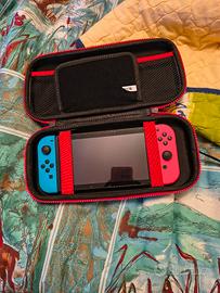 Nintendo switch 1 piú custodia 