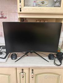KTC Monitor Gaming +altoparlanti+cavo hdmi