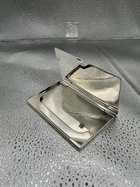 Portasigarette/ business card in argento 925