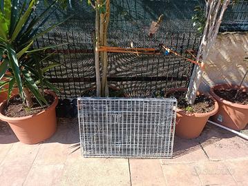 trasportino cane in metallo 