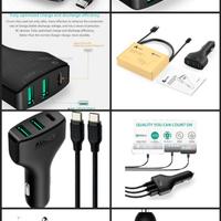 Caricatore Auto AUKEY USB-C QuickCharge3.0 AiPower