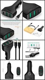 Caricatore Auto AUKEY USB-C QuickCharge3.0 AiPower