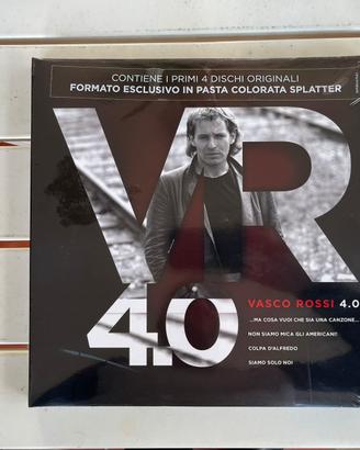 Vasco Rossi 4.0 Box 4 Vinili Colorati Sigillato
