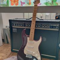 fender stratocaster mexico midnight wine 2002