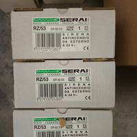  3 sirene da esterno Serai rz/53 nuove