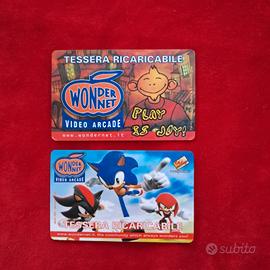 2 tessere ricaricabili Wonder Wondernet