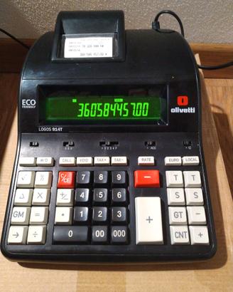calcolatrice olivetti logos 914T stampa termica