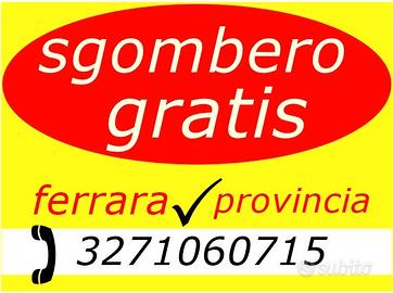 Sgombero tutto ferrara e provincia 3271060715