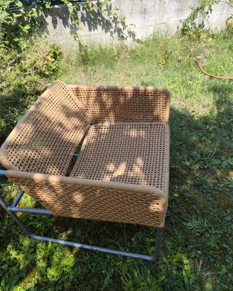 poltrona in rattan