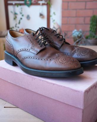 Derby Tod's in pelle liscia con dettagli brogue