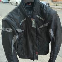 Giubbotto moto nero
