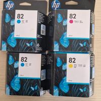 Cartucce HP 82 (2 giallo, 1 ciano e 1 magenta)