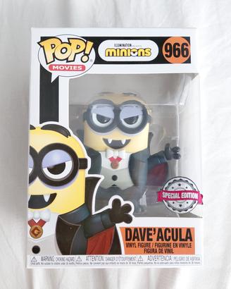 Funko Pop Minions  Dave'Acula #966 Special Edition