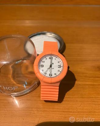 Orologio HIP HOP rosa salmone