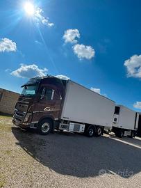 Volvo fh 540 frigo autotreno motrice+rimorchio