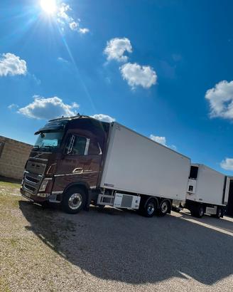 Volvo fh 540 frigo autotreno motrice+rimorchio