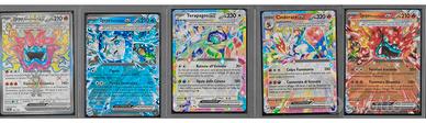 Set Pokemon NM con sleeve