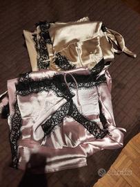 1 completo camicia da notte e vestaglia 