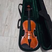 violino completo con archetto e custodia rigida
