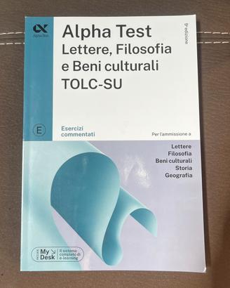 Alpha test TOLC-SU beni culturali 2023/2024