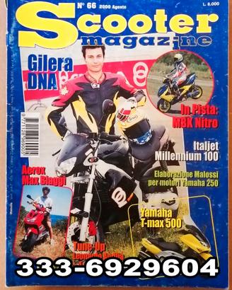 RIVISTA SCOOTER MAGAZINE n. 66 AGOSTO 2000