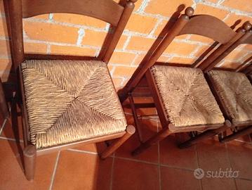 Sedie impagliate