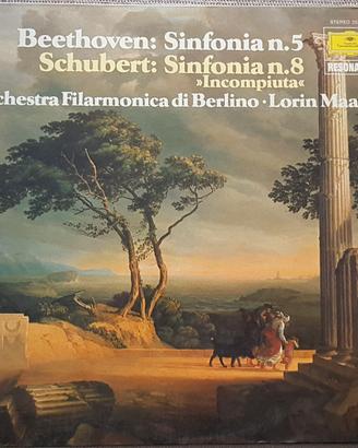 DISCO VINILE LP BEETHOVEN SINF.5-SHUBERT SINF.8
