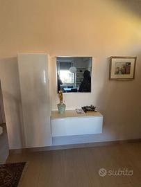 COMPOSIZIONE MOBILE  bianco laccato