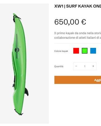 Canoa/Kayak/Surf Exo XW1