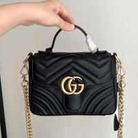 Borsa a mano Gucci GG Marmont mini da donna