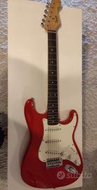Chitarra elettrica con amplificatore