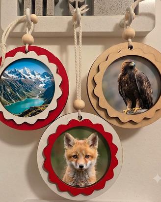 Portafoto Artigianali in Legno da Appendere