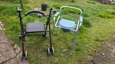 DEAMBULATORE + SEDIA WC !