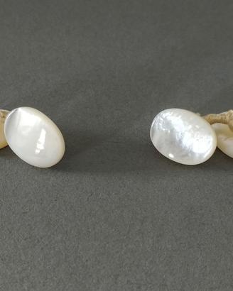 Bottoni gemelli da camicia in madreperla