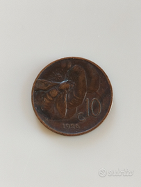 Rr 10 centesimi ape 1926 V. E. III