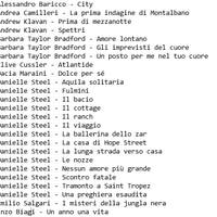 Libri - Scrittori in descrizione